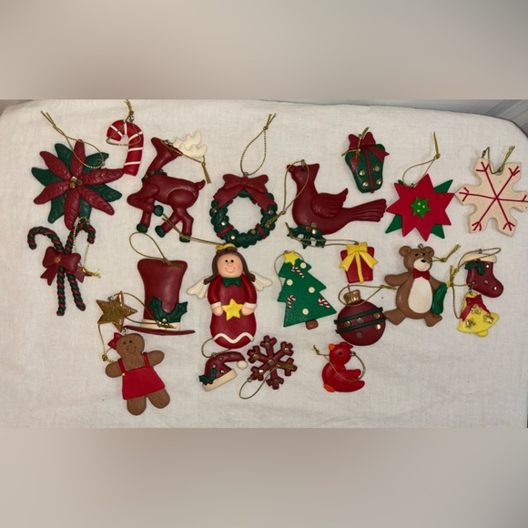 Christmas Ornament set, polymer clay - Picture 8 of 12
